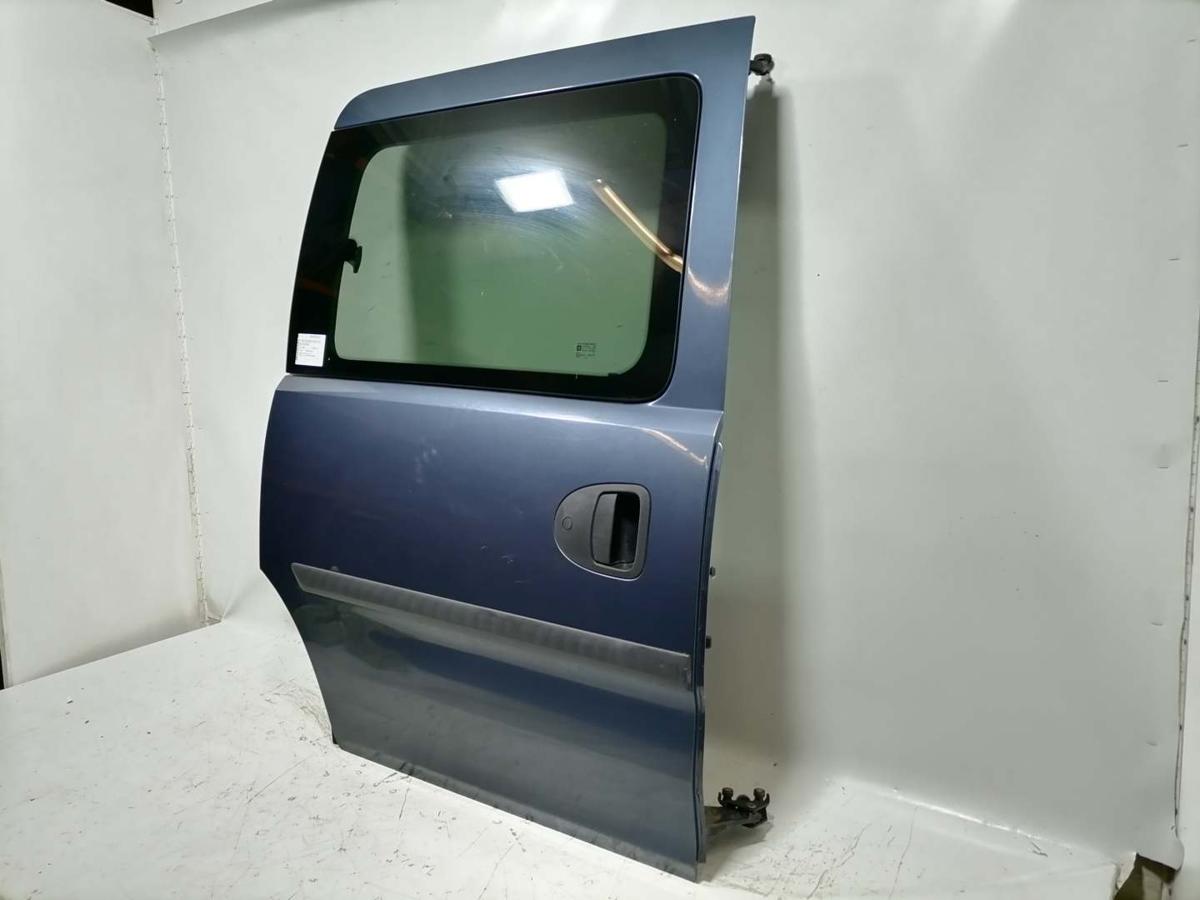 Opel Combo C original Schiebet&uuml;r hinten rechts Z168 Metroblau Rohbau BJ06